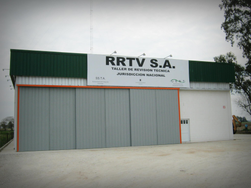 RRTV SA RTO en Las Rosas Foto del Frente del taller